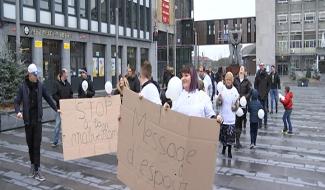 La Louvière : Une marche pour Théo et Cynthia