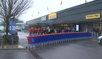 Carrefour: les magasins à Haine-Saint-Pierre et de Soignies en grève