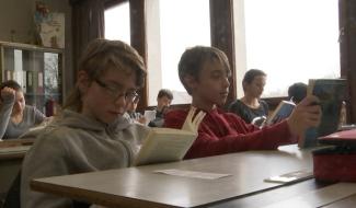Un moment lecture au Collège St Vincent de Soignies
