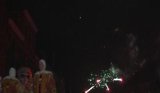 Carnaval de Binche: Rondeau et feu d'artifices