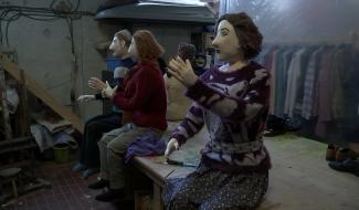 Evere : restauration des personnages du parcours spectacle "Un bateau, une vie" de Ronquières