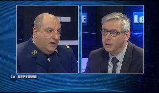 ANDERLUES-BINCHE: Laurent Raspe, chef de corps de la zone de police, invité du Septième (extrait JT)