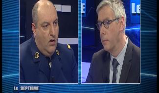 Le chef de corps de la zone de police Anderlues Binche est l invité du Septième (20 mars 2018)