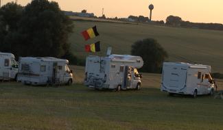 Waudrez : Les supporters sont déjà installés pour les championnats de Belgique