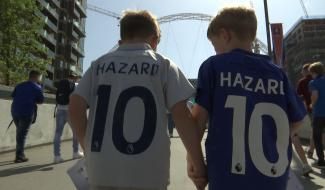 Football: Belgique-Angleterre vu par les supporters de Chelsea