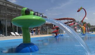La Louvière : le Point d'Eau se dote d'un spray-park