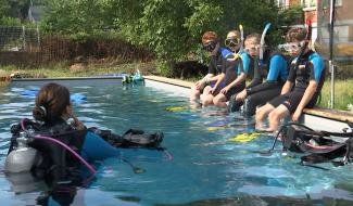 Anderlues: stage de plongée sous-marine