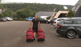 CYCLISME : installation de l'équipe Wanty à Annecy