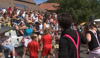 La Louvière : l'ambiance au départ du TRW