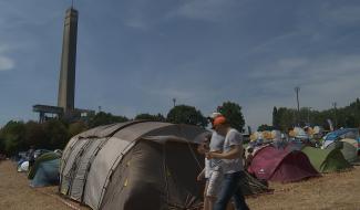 Ronquières : le festival en mode camping