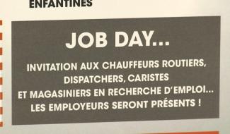 Houdeng : Un jobday pour enrayer la pénurie de chauffeur routier