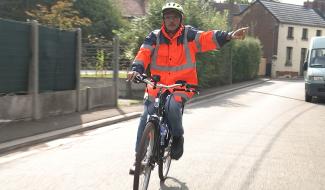 La Hestre-Familleureux: Riccardo Bertocco: cycliste au quotidien