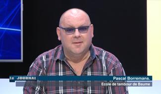 Invité du Journal : Pascal Borremans pour son école de tambour à La Louvière