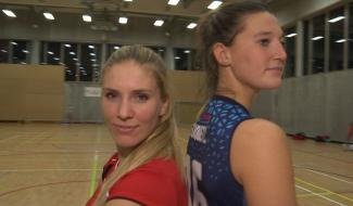 Volley: portraits Karoline Laforge - Louise Staquet