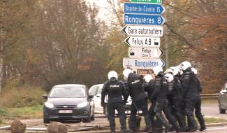 Feluy : Blocage de l'E19 et du zoning