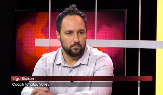 Ugo Blairon, le patron sportif du Tchalou Volley est l'invité de Chrono-Sports 