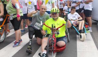Maurage : un handbiker au grand coeur