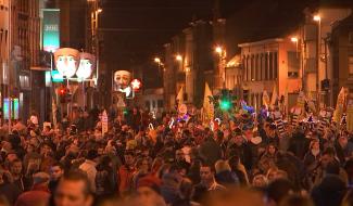 Binche: première soumonce en musique