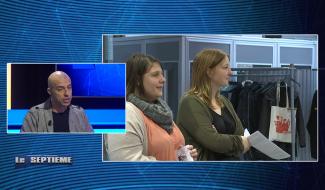 La Louvière: Stéphane Mansy, plate forme citoyenne pour l égalité Femmes Hommes, sur le plateau du Septième (extrait JT)