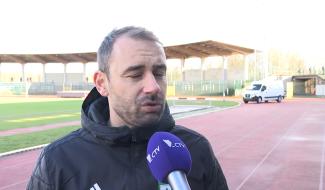 Football: interview après RAAL La Louvière - Durbuy