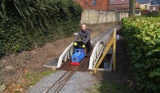 Houdeng-Goegnies : le Ptittrain passe désormais sur son Pont Capitte
