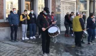 Binche : rassemblement pour le folklore