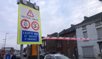 La Louvière : les portiques du pont Capitte fonctionnent