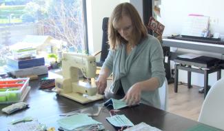 Coronavirus : Confection de masques artisanaux
