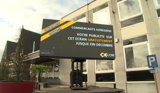 Coronavirus: écran publicitaire Led gratuit à Soignies