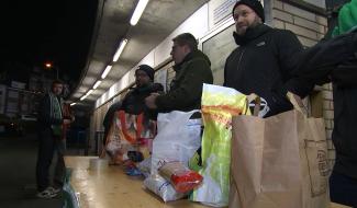 Société: Collecte de vivres des "Green Boys"