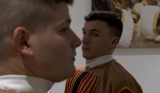 La Louvière : premiers pas de Gilles au Laetare