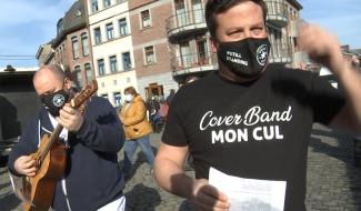Musique en liberté au marché de Binche