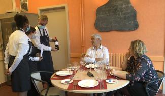 Ecaussinnes: le restaurant didactique s'adapte aux règles sanitaires. 