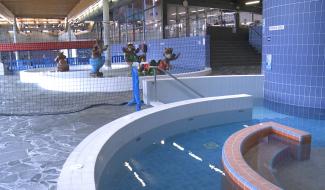 La Louvière: les toboggans du Point d'Eau sont à l'arrêt.