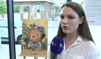 Fanny cuvelier remporte le concours d'affiches 150 ans