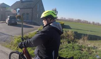Strépy: il utilise son vélo pour se rendre au boulot