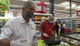 La Louvière : viande équitable dans un hypermarché