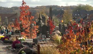 Braine-le-Comte : cimetières verts et fleuris en ce jour de la Toussaint