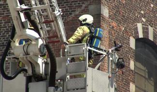 Binche : l'ancienne église des Récollets est en flamme