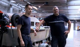 La Louvière : les pompiers plongeurs viennent en aide