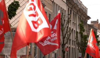 La Louvière: manifestation pour le pouvoir d'achat