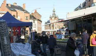 Morlanwelz: nouvelle disposition pour le marché