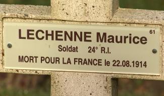 Carnières, guerre 14-18 : le soldat qui n'existait pas au cimetière militaire de Collarmont 