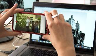 Le goûter matrimonial d'Ecaussinnes en réalité augmentée