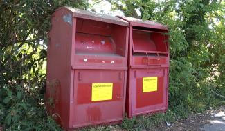 Braine-le-Comte : bulles pirates à vêtements