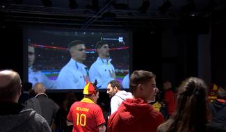 Seneffe : un écran géant pour les diables rouges