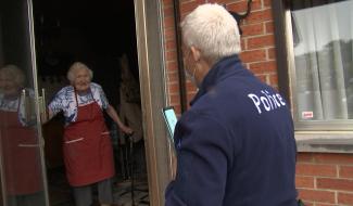 La Louvière : la police chez les plus de 85 ans.