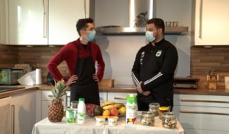 Cantine des Sportifs : les produits laitiers chez les jeunes footballeurs