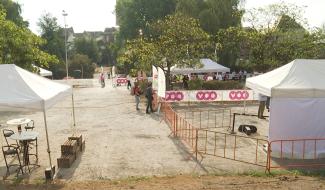 Soignies : départ particulier du 41ème TRW