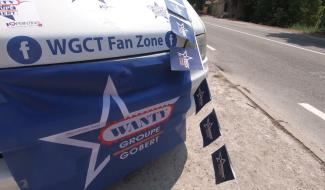 Mollans-sur-Ouvèze : découverte de la Fan Zone Wanty Gobert Cycling Team
